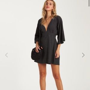 Billabong black take the plunge dress